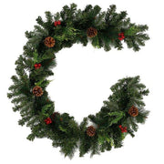 Christmas Alphabet Shaped Rattan Wreaths - Christmas Trees USA