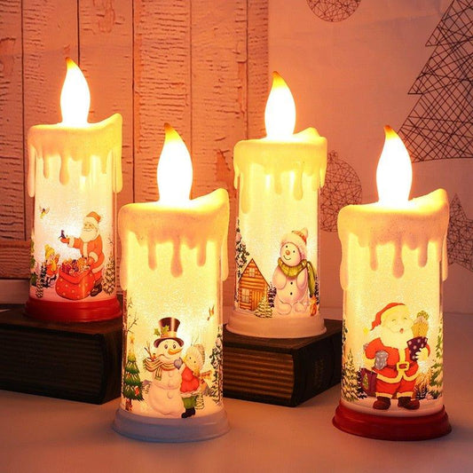 Christmas Decoration Candle Light LED Simulation Flame Candle - Christmas Trees USA