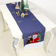 Christmas Fabric Printed Table Runner - Christmas Trees USA