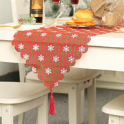 Christmas Fabric Printed Table Runner - Christmas Trees USA