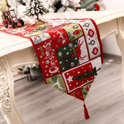 Christmas Fabric Printed Table Runner - Christmas Trees USA