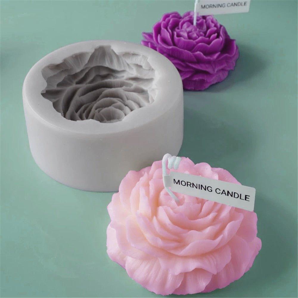 Aromatherapy Silicone Flower Shaped Candle Mold - Christmas Trees USA