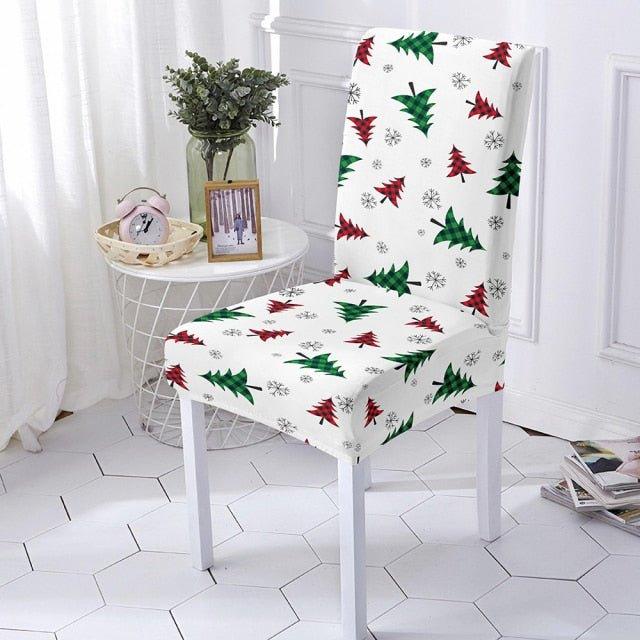 Christmas Chair Cover Navidad - Christmas Trees USA