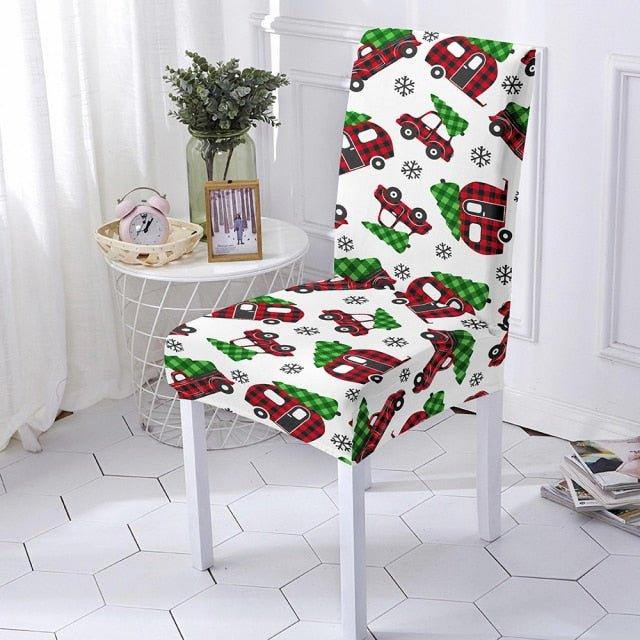 Christmas Chair Cover Navidad - Christmas Trees USA