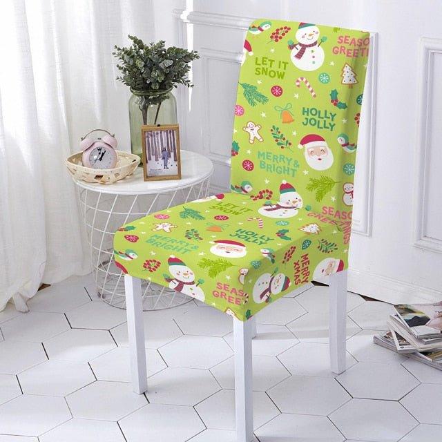 Christmas Chair Cover Navidad - Christmas Trees USA