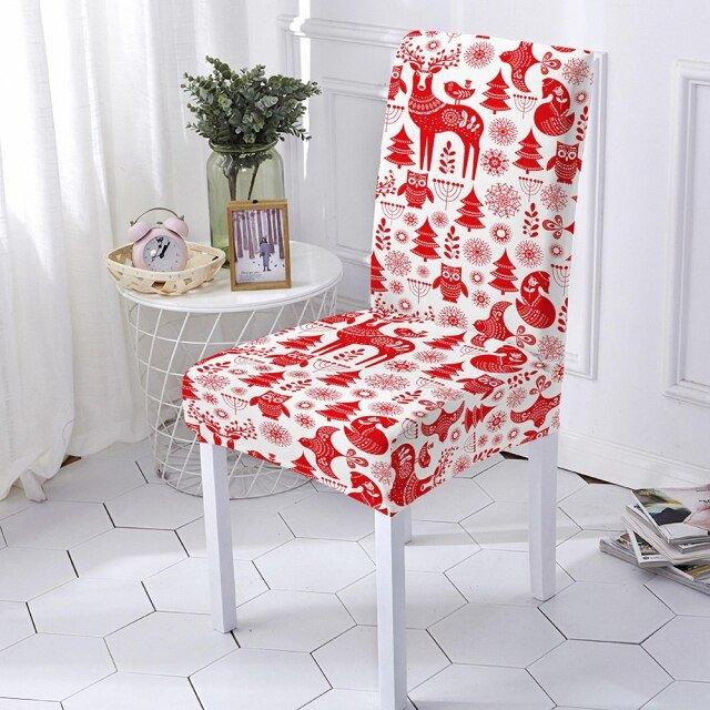 Christmas Chair Cover Navidad - Christmas Trees USA