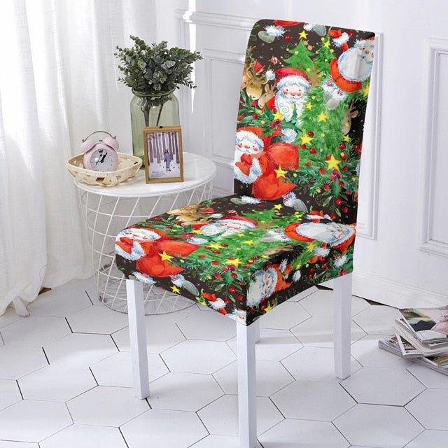 Christmas Chair Cover Navidad - Christmas Trees USA