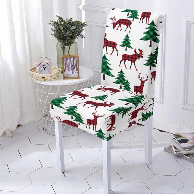Christmas Chair Cover Navidad - Christmas Trees USA