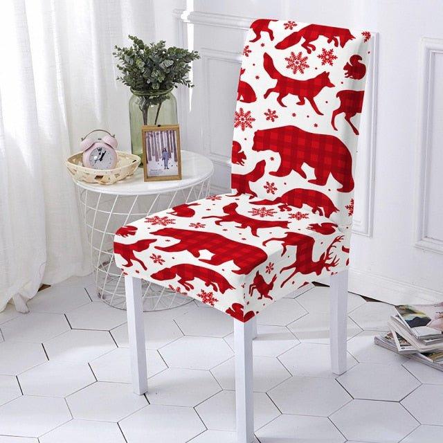 Christmas Chair Cover Navidad - Christmas Trees USA