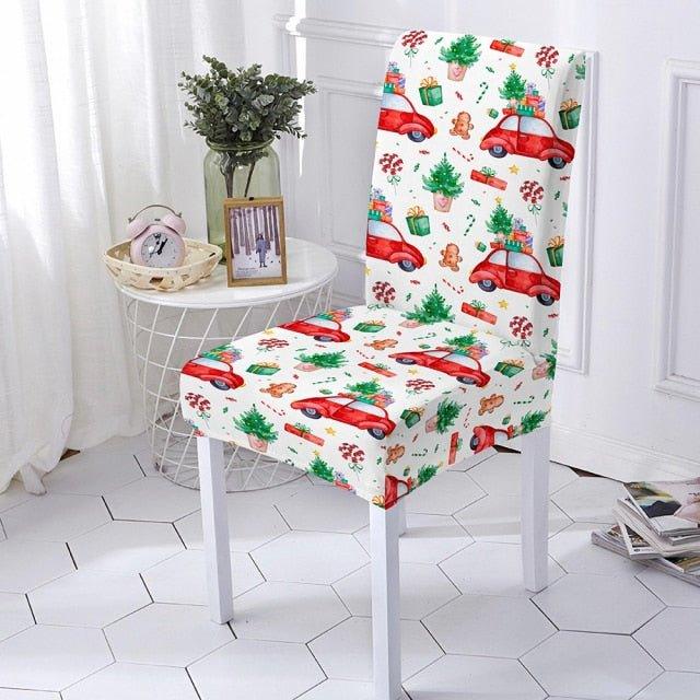Christmas Chair Cover Navidad - Christmas Trees USA