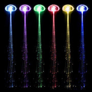 Braided LED Glowing Hair Ornaments - Christmas Trees USA