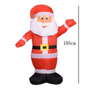 Christmas Inflatable Toy Snowman with Color Rotating LED Lights - Christmas Trees USA