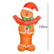 Christmas Inflatable Toy Snowman with Color Rotating LED Lights - Christmas Trees USA