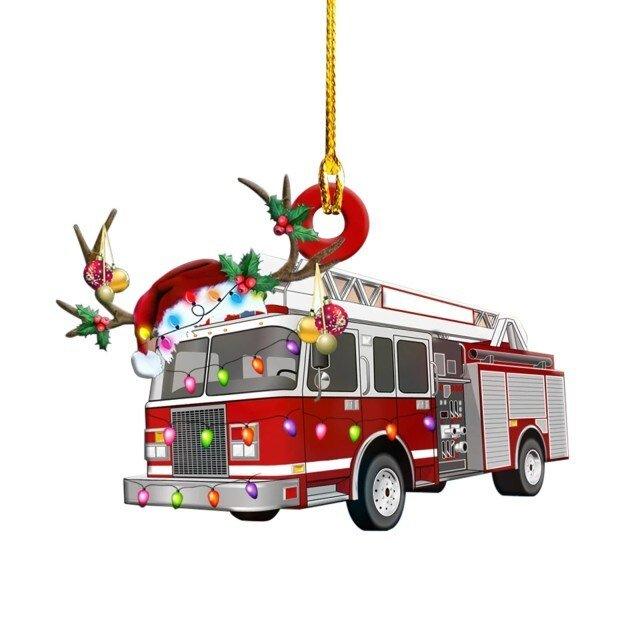 Christmas Hanging Vehicle Ornaments - Christmas Trees USA