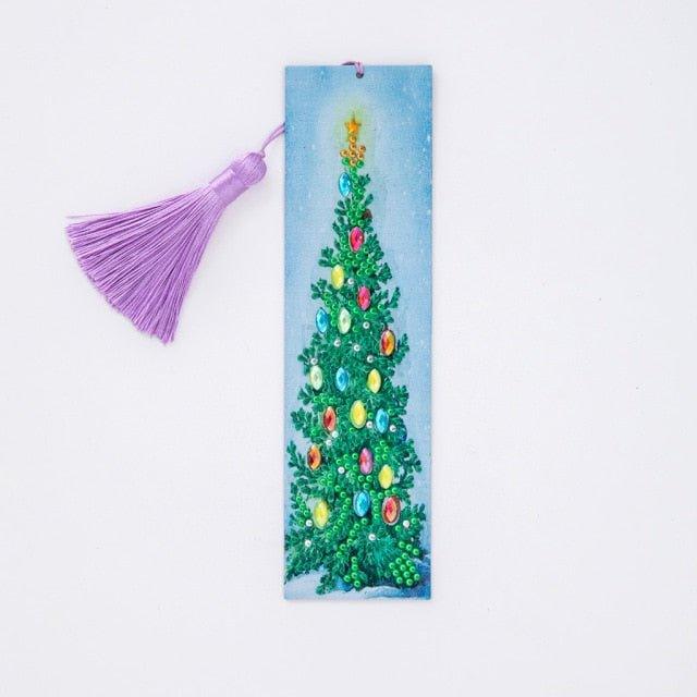 Christmas Diamond Painting Bookmark - Christmas Trees USA