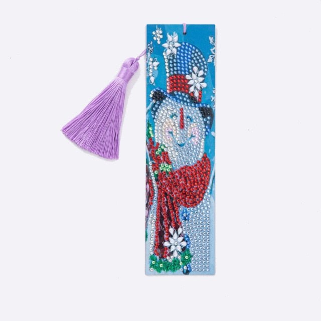 Christmas Diamond Painting Bookmark - Christmas Trees USA