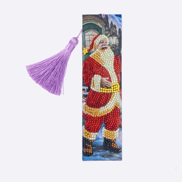 Christmas Diamond Painting Bookmark - Christmas Trees USA