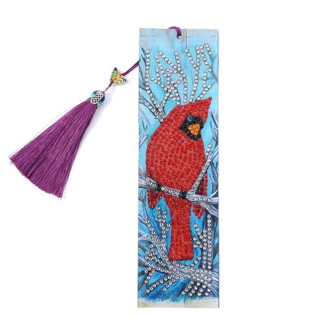 Christmas Diamond Painting Bookmark - Christmas Trees USA