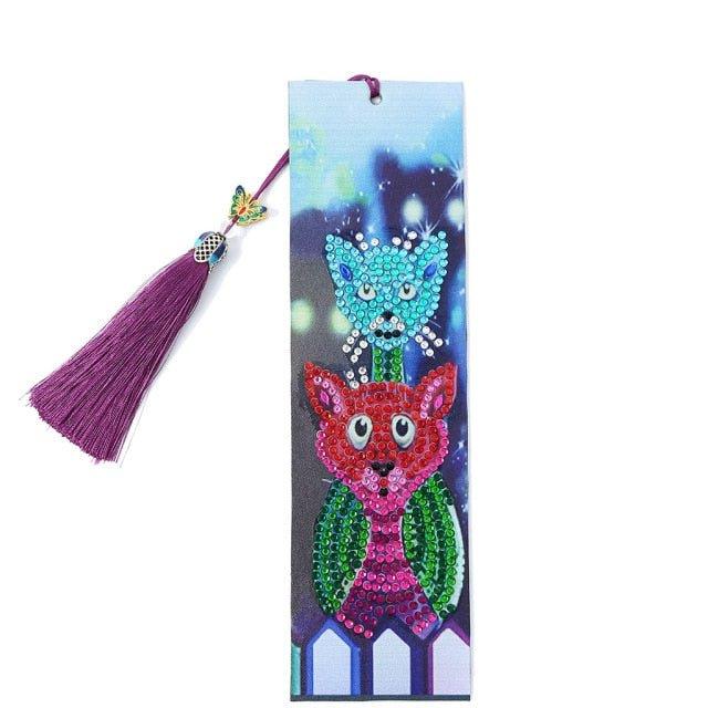 Christmas Diamond Painting Bookmark - Christmas Trees USA