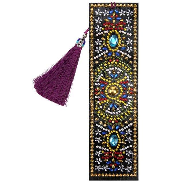 Christmas Diamond Painting Bookmark - Christmas Trees USA