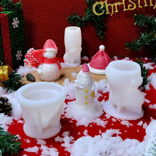 Christmas Aromatherapy Silicone Candle Molds - Christmas Trees USA