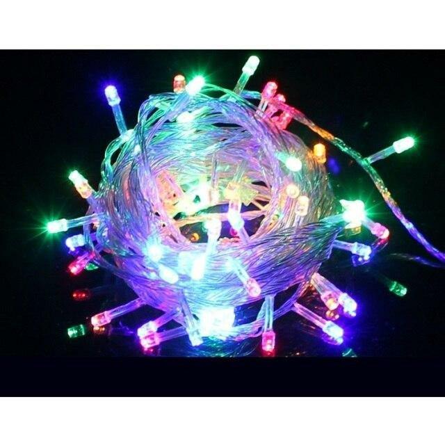 Christmas Colorful String Lights - Christmas Trees USA