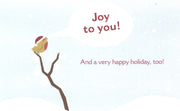 Embossed Notecards In Tin - Christmas Baubles