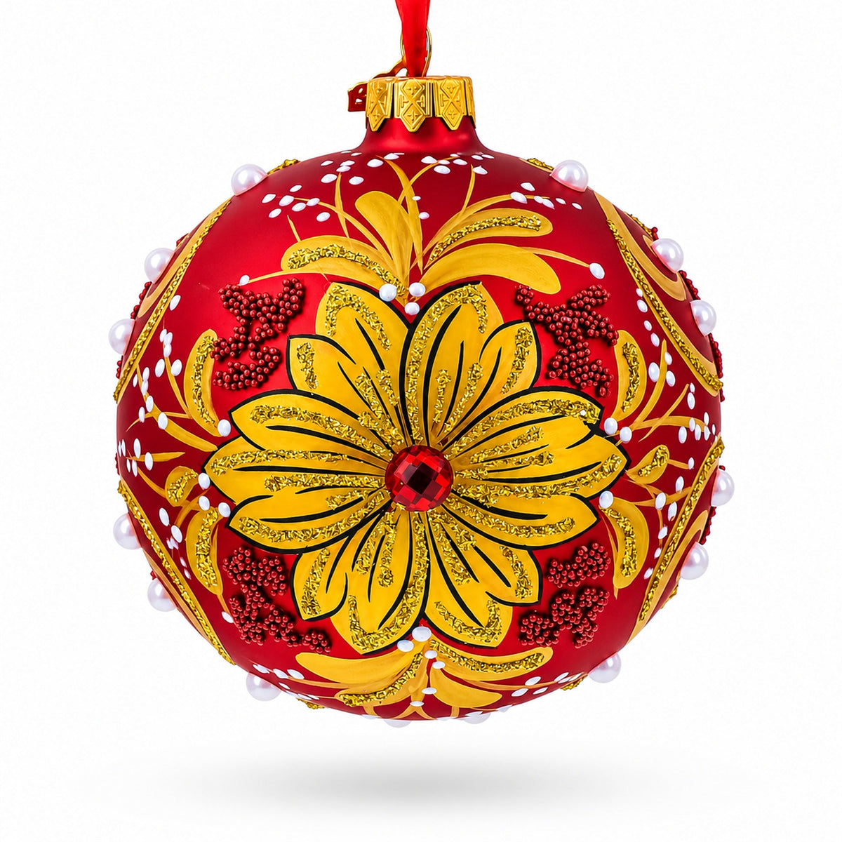 Red Ball Christmas Ornament