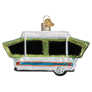 Old World Christmas Popup Tent Camper