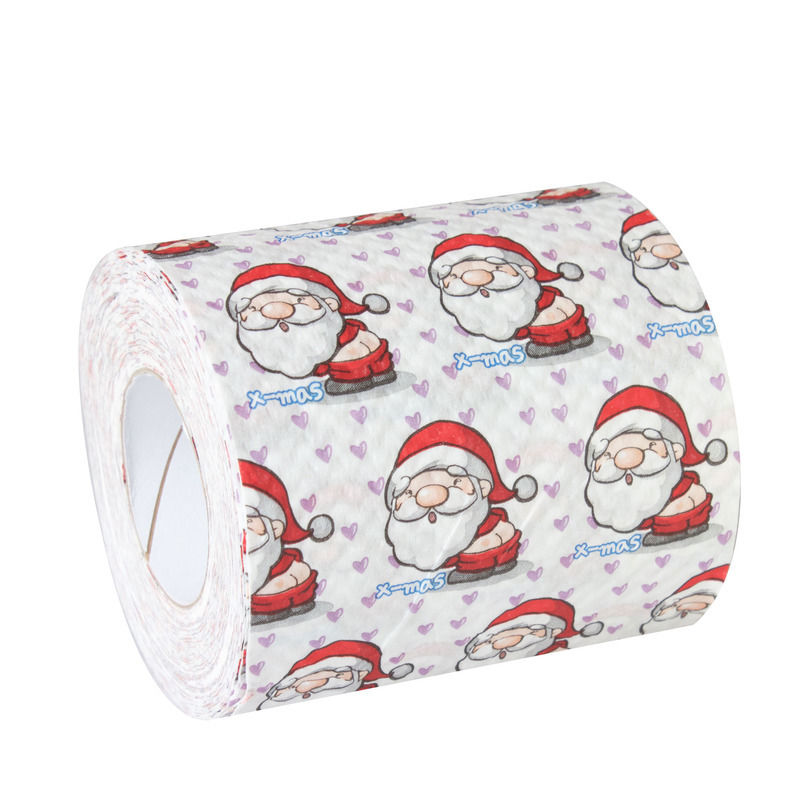 Christmas Design Toilet Paper Roll - Hearts