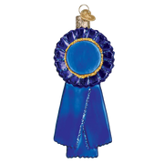 Old World Christmas Blue Ribbon