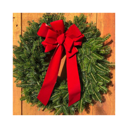 2 Pack of Balsam Fir Wreaths With Bow