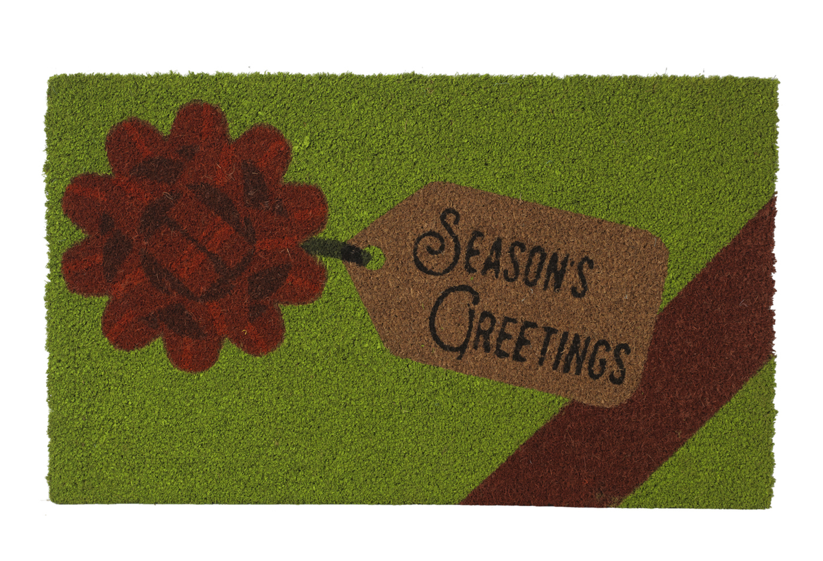 Christmas Coir Doormat - Season's Greetings