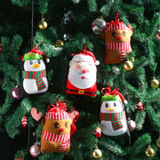 Santa and Friends Christmas Tree Ornaments