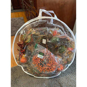 Transparent Christmas Wreath Storage
