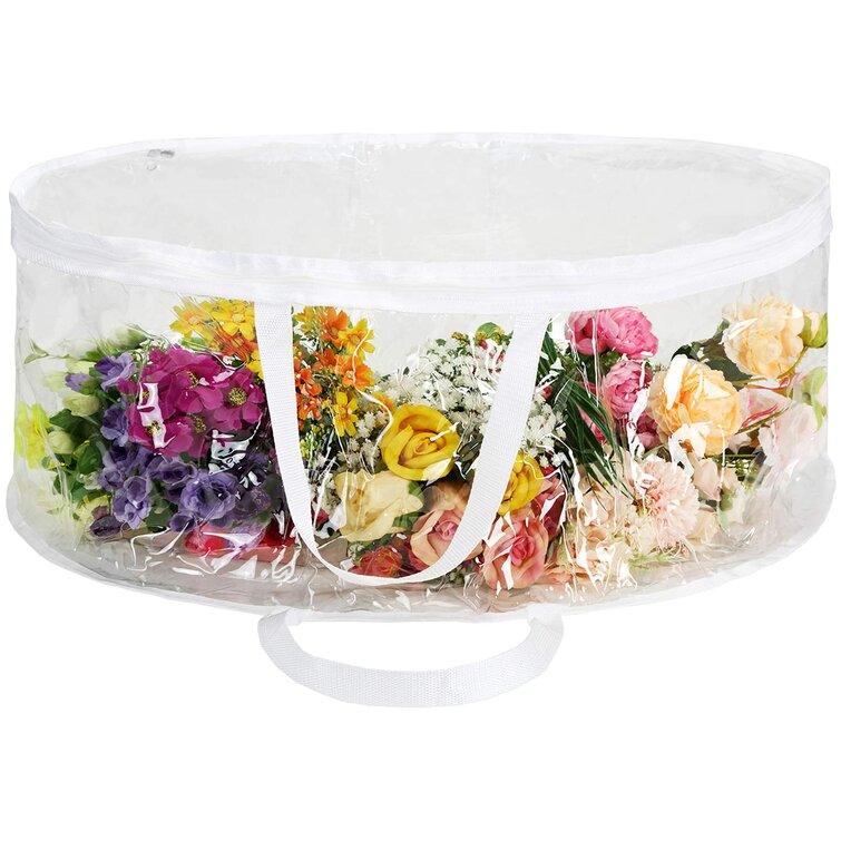 Transparent Christmas Wreath Storage