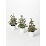 12" H Green Pine Cashmere Christmas Tree - Christmas Trees USA