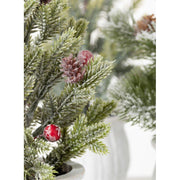 12" H Green Pine Cashmere Christmas Tree - Christmas Trees USA