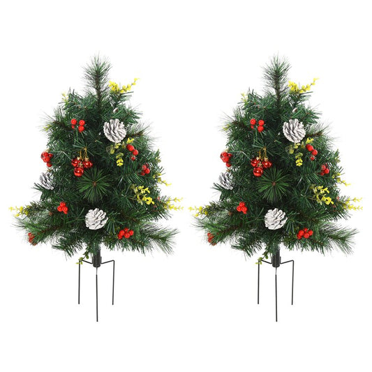 Green Artificial Christmas Tree With 24 Clear Lights