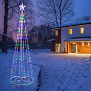Christmas Tree Shaped String Light With Star Top