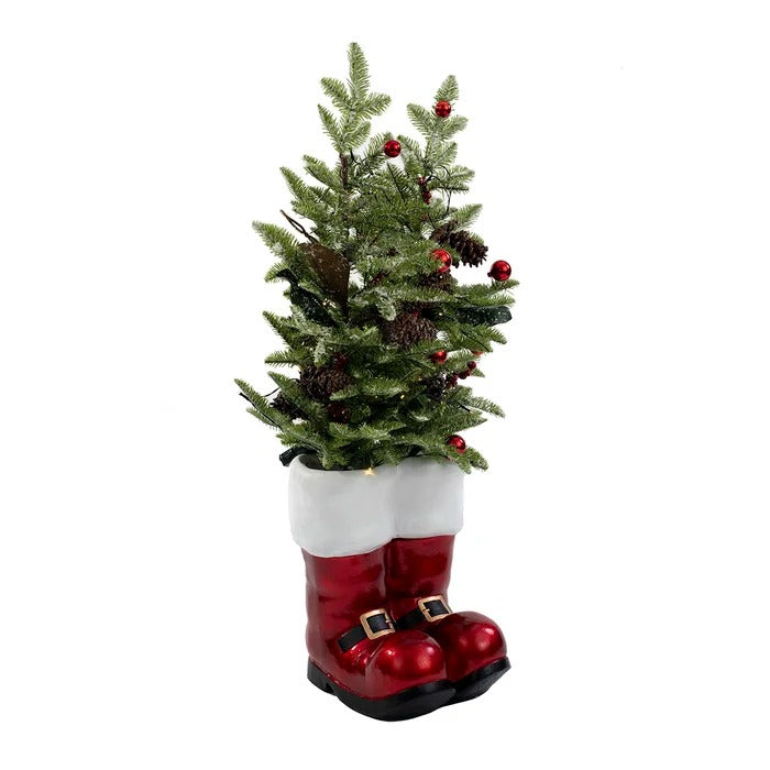 36'' Lighted Artificial Pine Christmas Tree