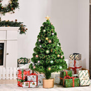 Green Pine Cashmere Christmas Tree With 13 LEDs