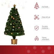 Green Pine Cashmere Christmas Tree With 13 LEDs