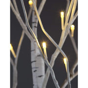 New 3-Piece Birch Trees With LED Set