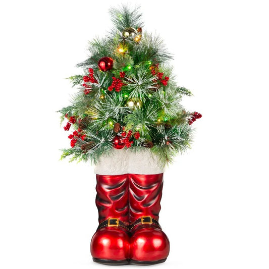 40'' Lighted Artificial Pine Christmas Tree