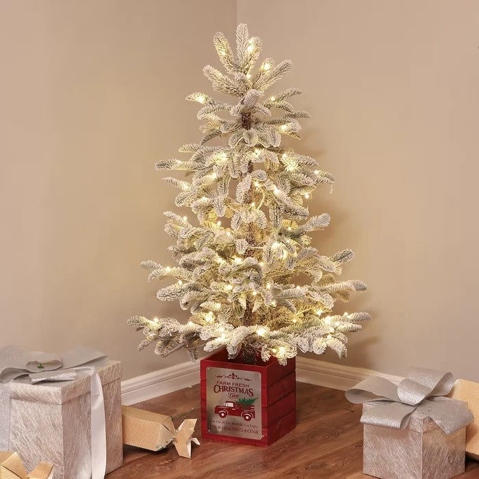 48'' Lighted Artificial Fir Christmas Tree