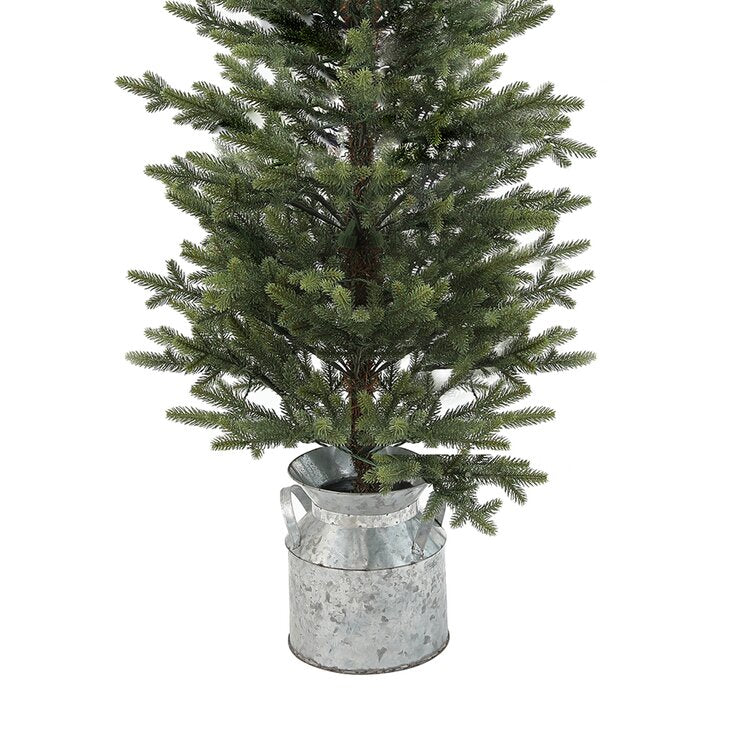 Green Slender Christmas Tree With 100 LEDs