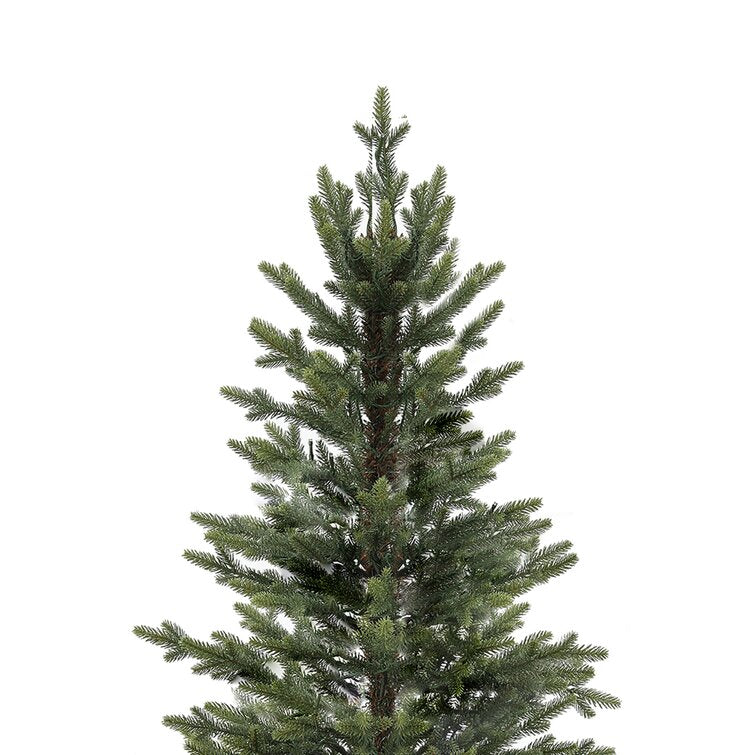 Green Slender Christmas Tree With 100 LEDs