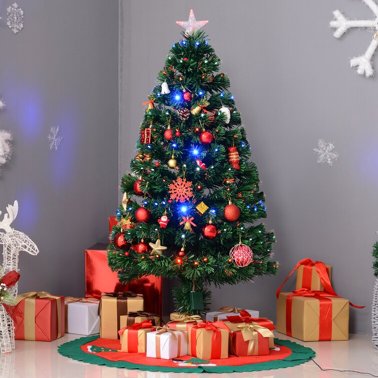 Artificial Christmas Tree With 130 Multi-Colored LEDs
