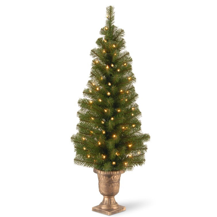 Green Artificial Christmas Tree With 50 Clear LEDs